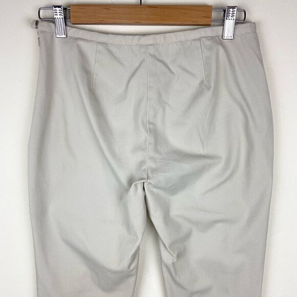 J. McLaughlin Crop Ankle Straight Leg Pants - Cream - Picture 6 of 7